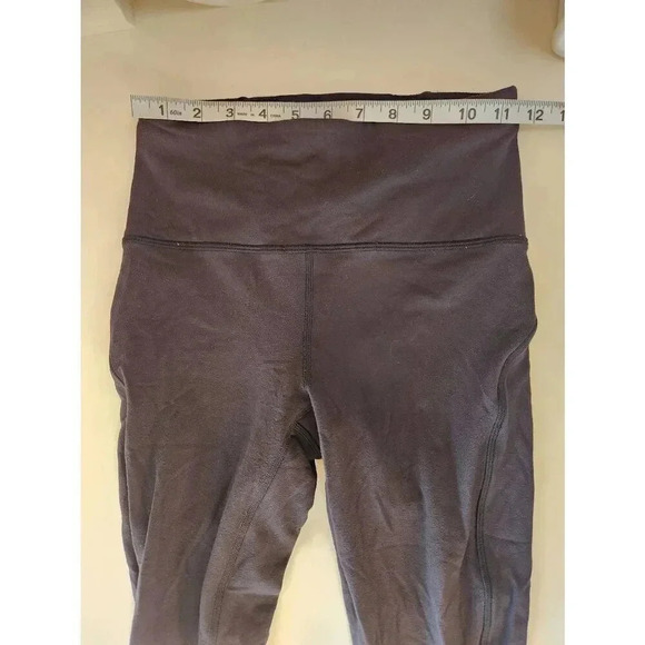 Lululemon Ready to Rulu Leggings Rouched 28 Inch Inseam Black 4 High Rise - Picture 7 of 10